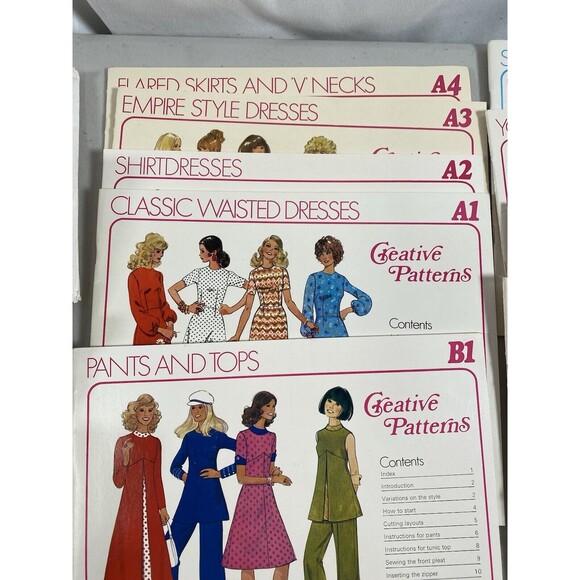 Lot of 20 Vintage Creative Patterns Booklets & Paterns Sewing Uncut #458 - Picture 3 of 4